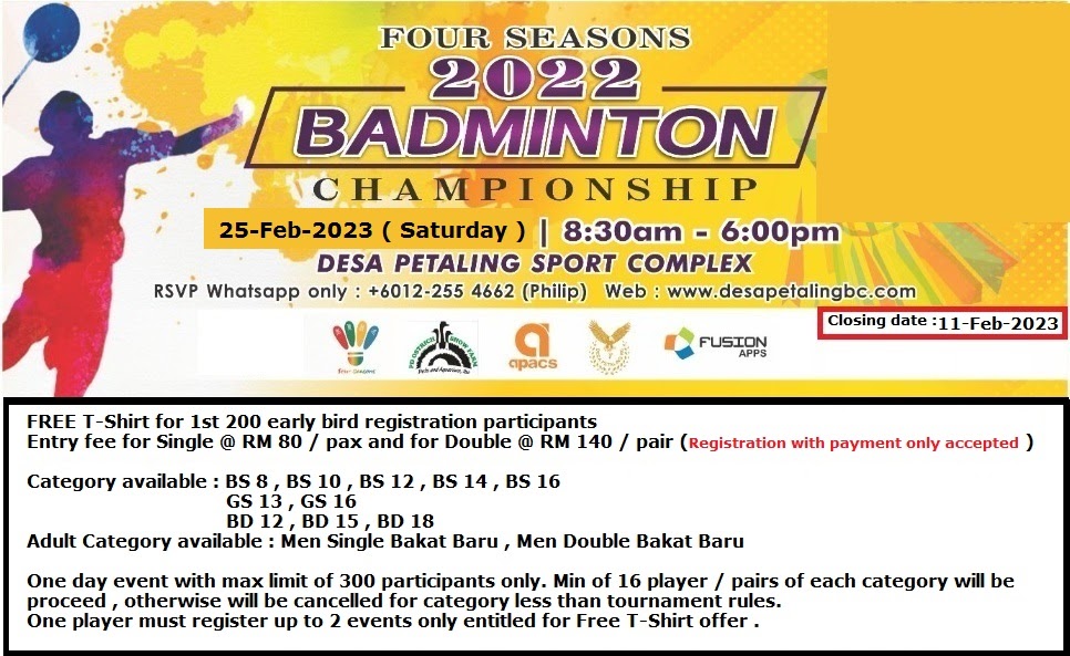 Four Seasons Badminton Championship 2023