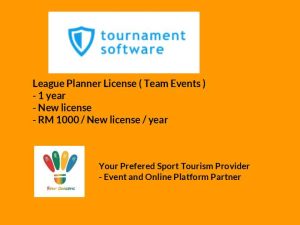 League Planner License ( Team Events ) New License for 1 year