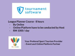 League Planner Course - 8 hours